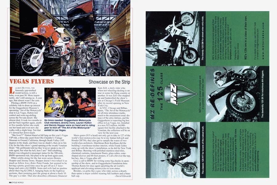 Vegas Flyers | Cycle World | JANUARY 2002