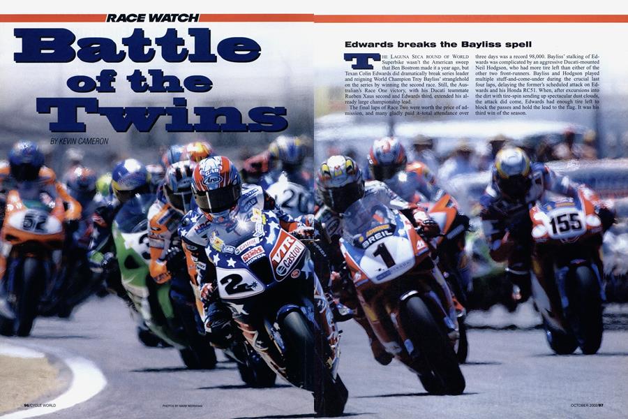 Battle of the Twins | Cycle World | OCTOBER 2002