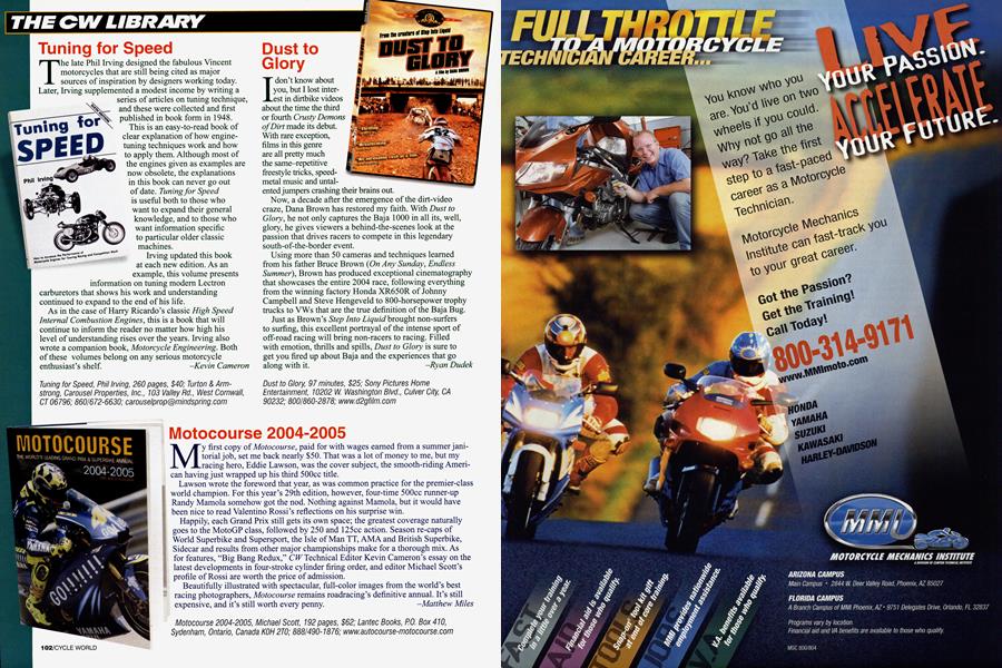 Tuning For Speed | Cycle World | NOVEMBER 2005