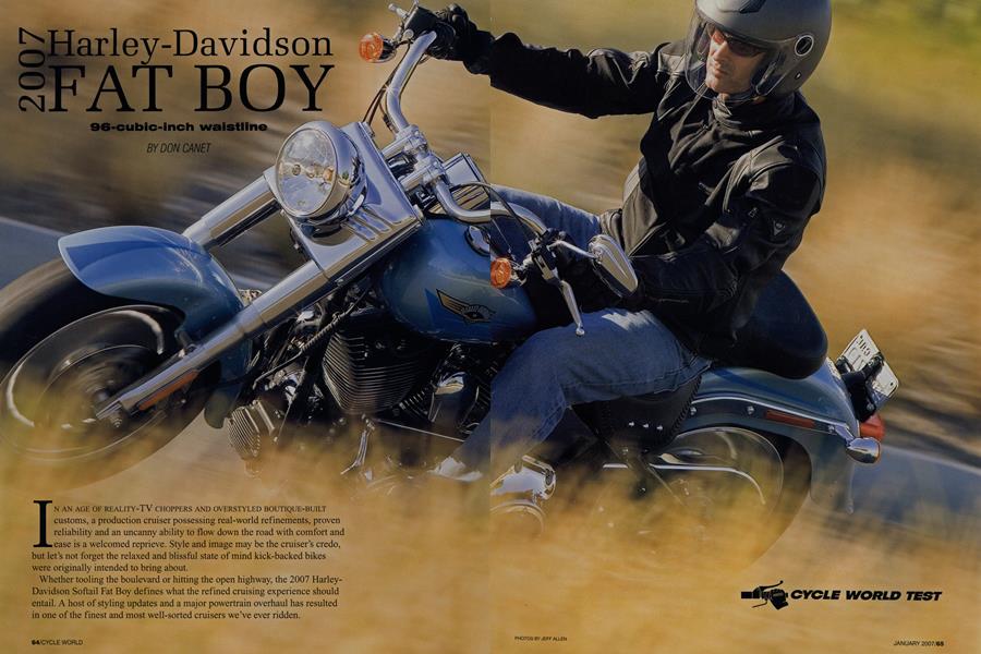 2007 Harley-Davidson Fat Boy, Cycle World