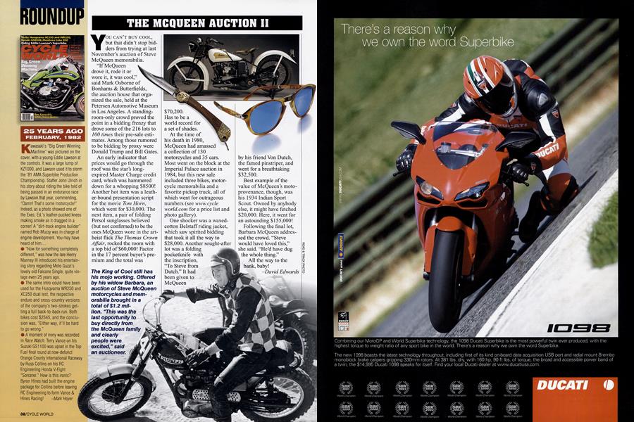 The Mcqueen Auction Ii | Cycle World | FEBRUARY 2007