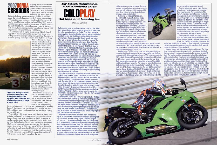 Coldplay | Cycle World | MARCH 2007