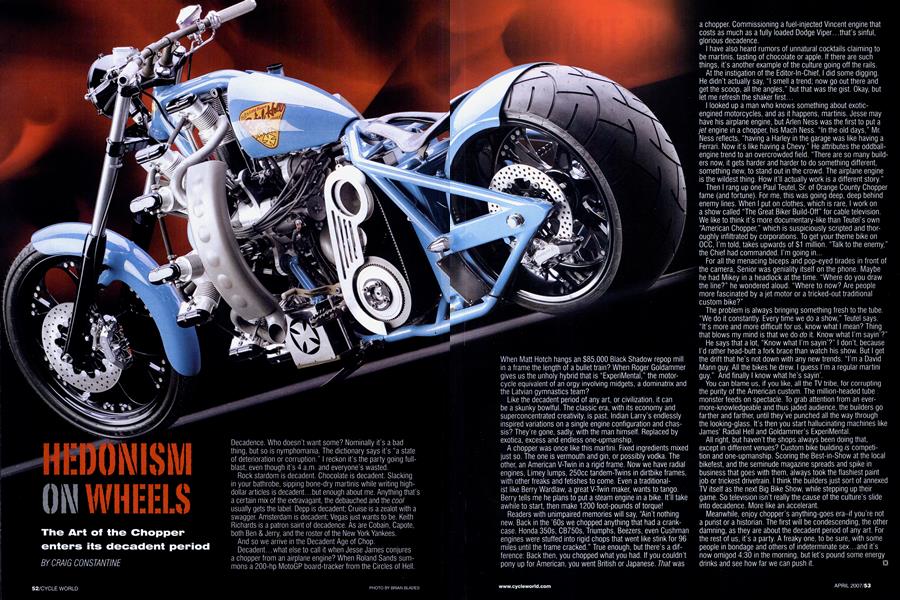 Hedonism On Wheels