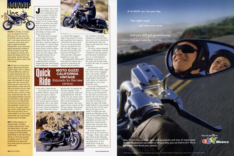 Quick Ride | Cycle World | JULY 2007