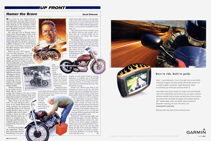 Homer the Brave | Cycle World | JULY 2007