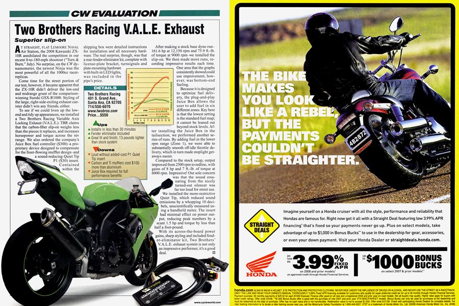 Two Brothers Racing V.A.L.E. Exhaust