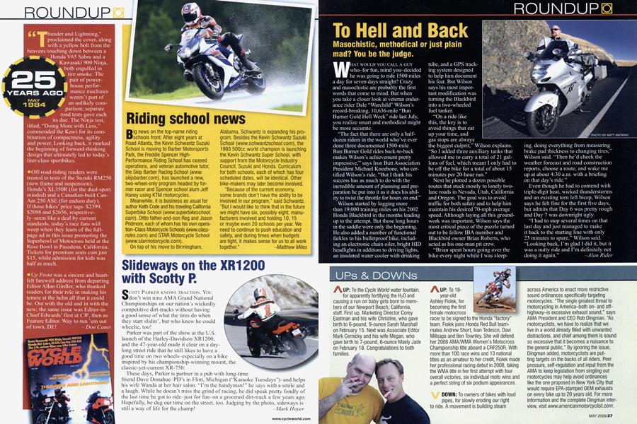 To Hell And Back | Cycle World | MAY 2009