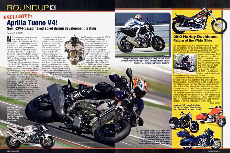 2010 Harley-Davidsons | Cycle World | NOVEMBER 2009