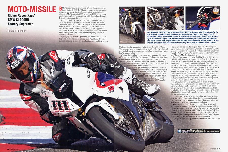 Moto-Missile | Cycle World | MARCH '10