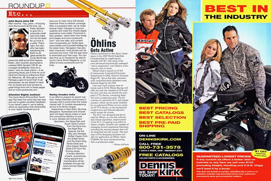 Öhlins Gets Active