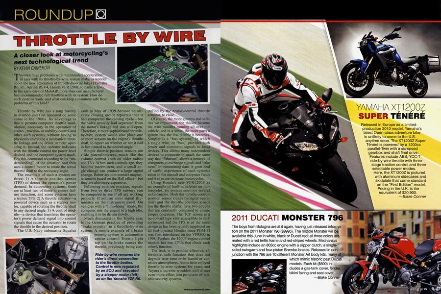 Throttle By Wire | Cycle World | JULY '10