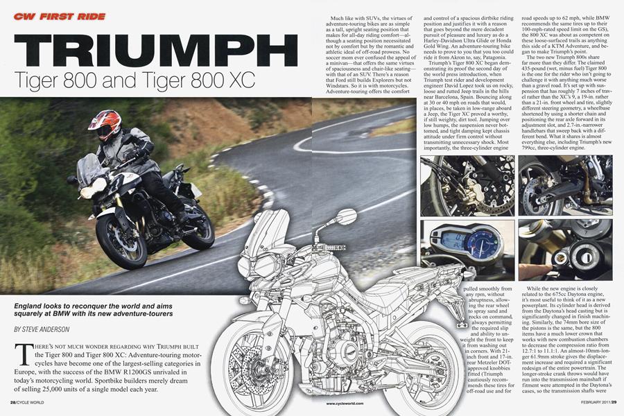 Triumph Tiger 800 And Tiger 800 Xc