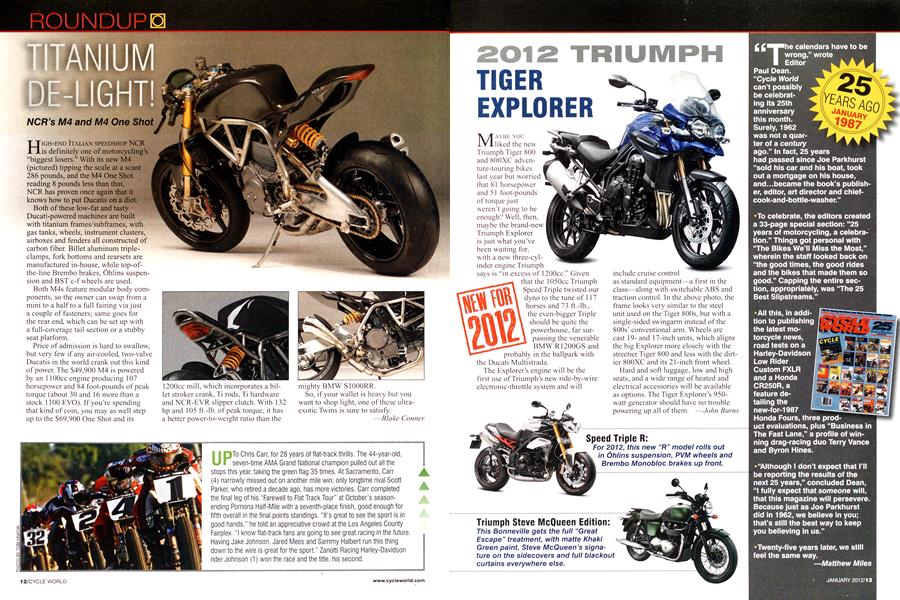 2012 Triumph Tiger Explorer