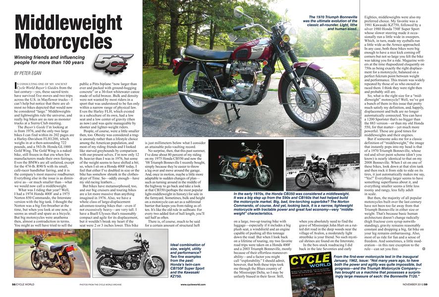 Middleweight Motorcycles