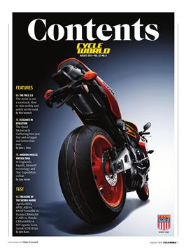Cycle World, Page: 7 - AUGUST 2013 | Cycle World