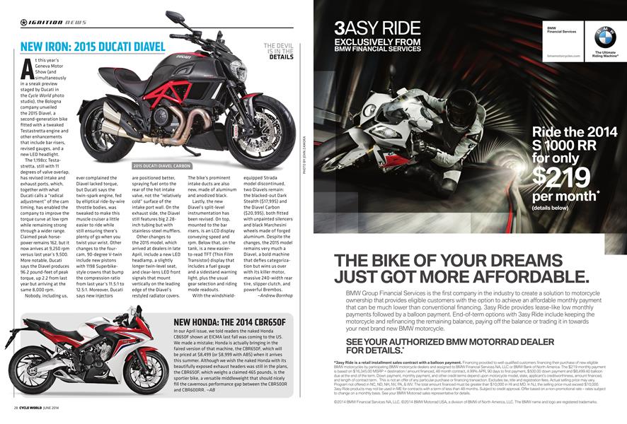 New Iron: 2015 Ducatidiavel