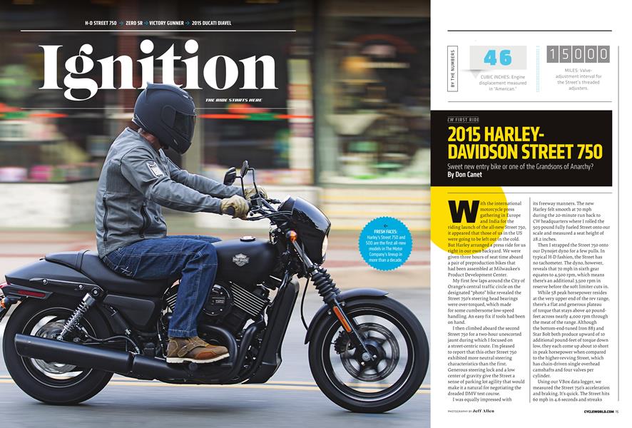 2015 Harley-Davidson Street 750 | Cycle World | JUNE 2014