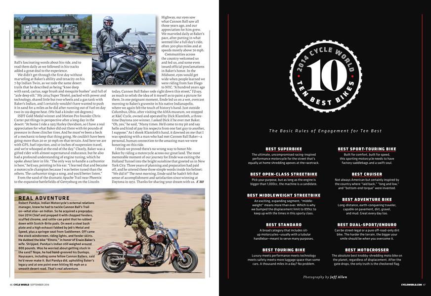 2014 Cycle World Ten Best Bikes