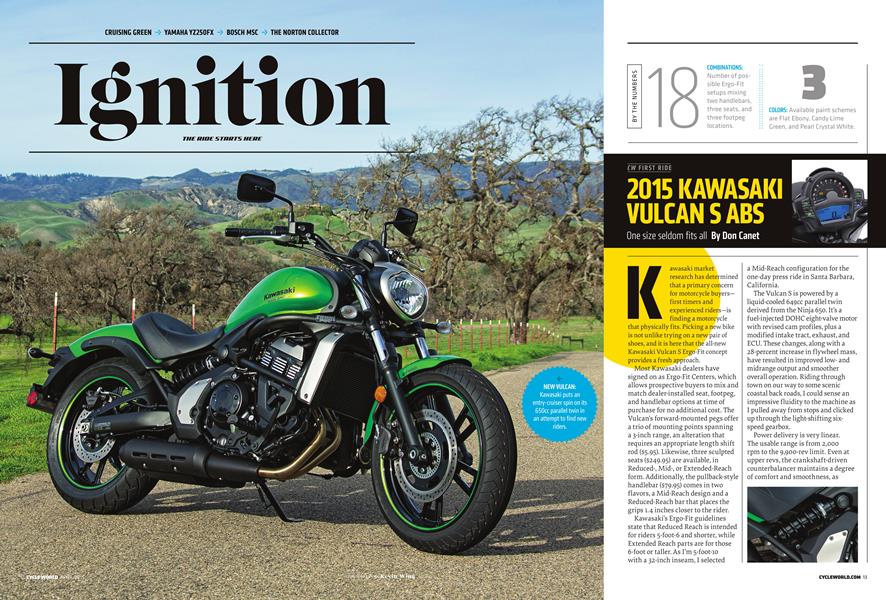 2015 Kawasaki Vulcan S Abs