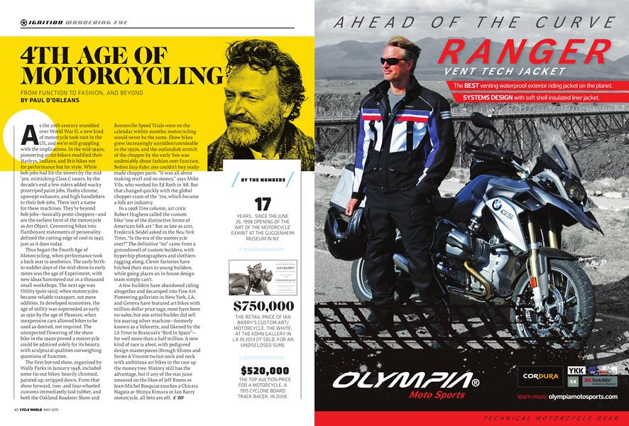 4th Age of Motorcycling | Cycle World | MAY 2015