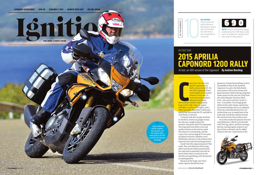 2015 Aprilia Caponord 1200 Rally