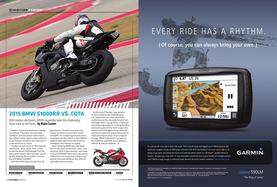 2015 Bmw S1000rr Vs. Cota