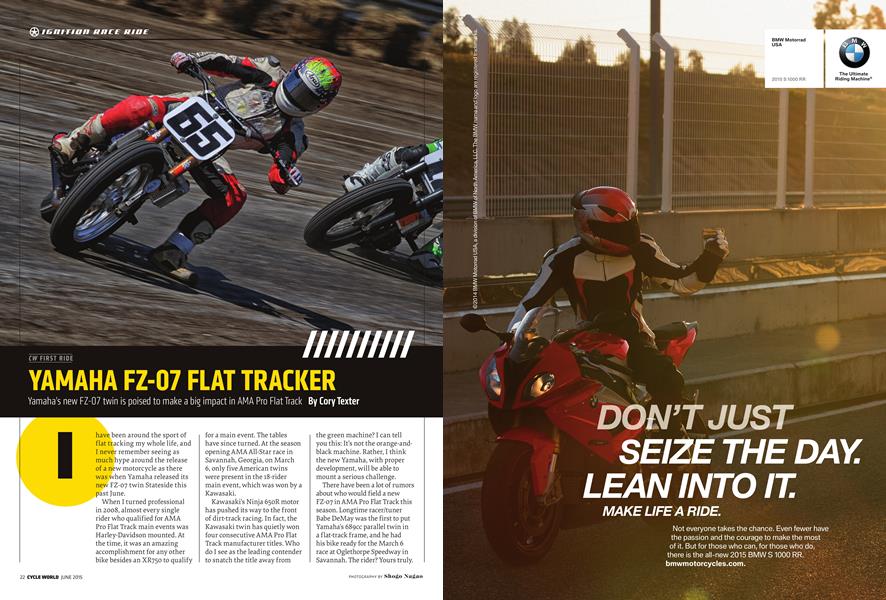 Cw First Ride Yamaha Fz-07 Flat Tracker