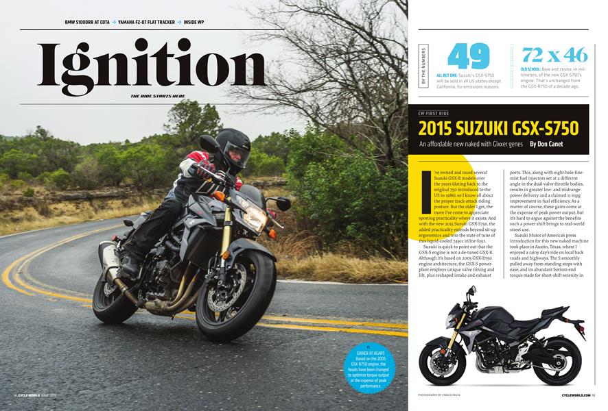 2015 Suzuki Gsx-S750