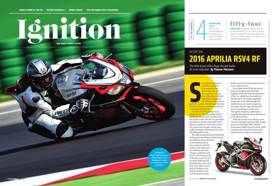 2016 Aprilia Rsv4 Rf