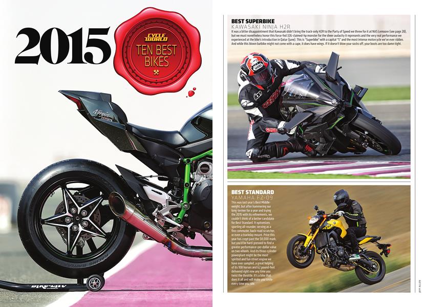 2015 Cycle World Ten Best Bikes