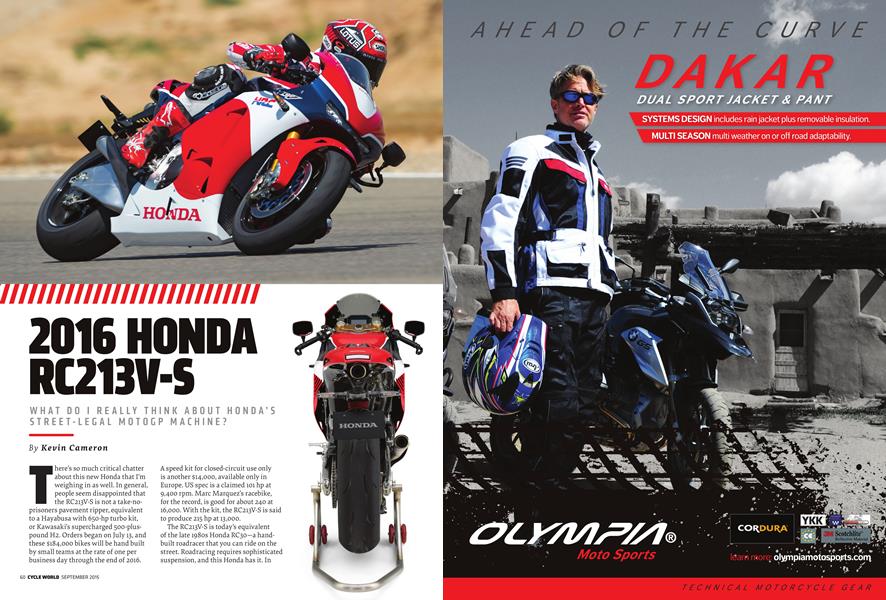 2016 Honda Rc213v-S