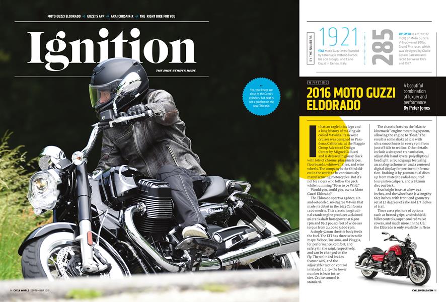 Cw First Ride 2016 Moto Guzzi Eldorado