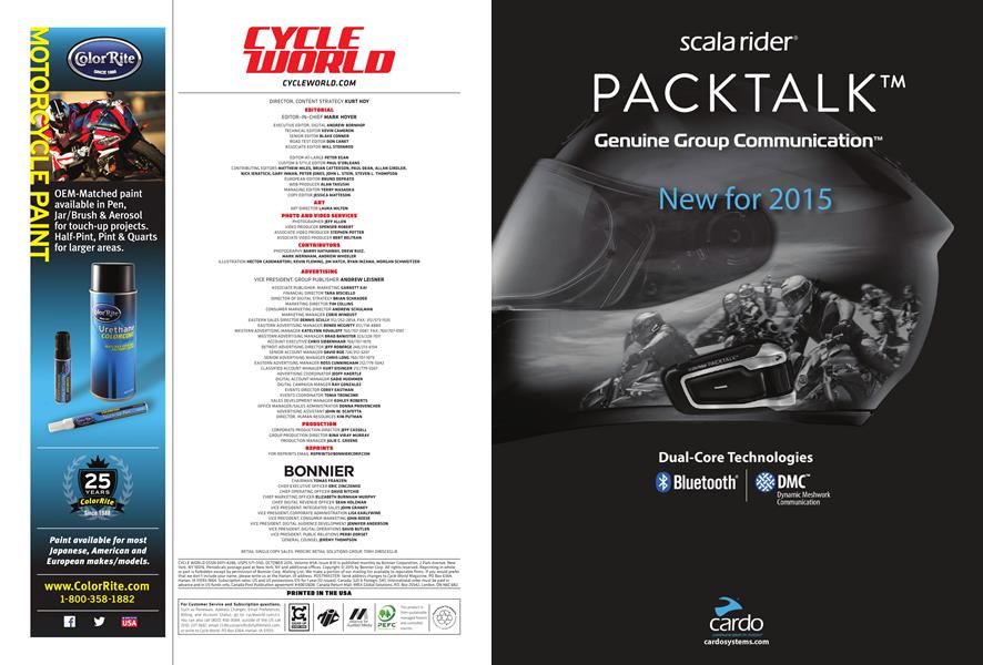 Cardo | Cycle World | OCTOBER 2015