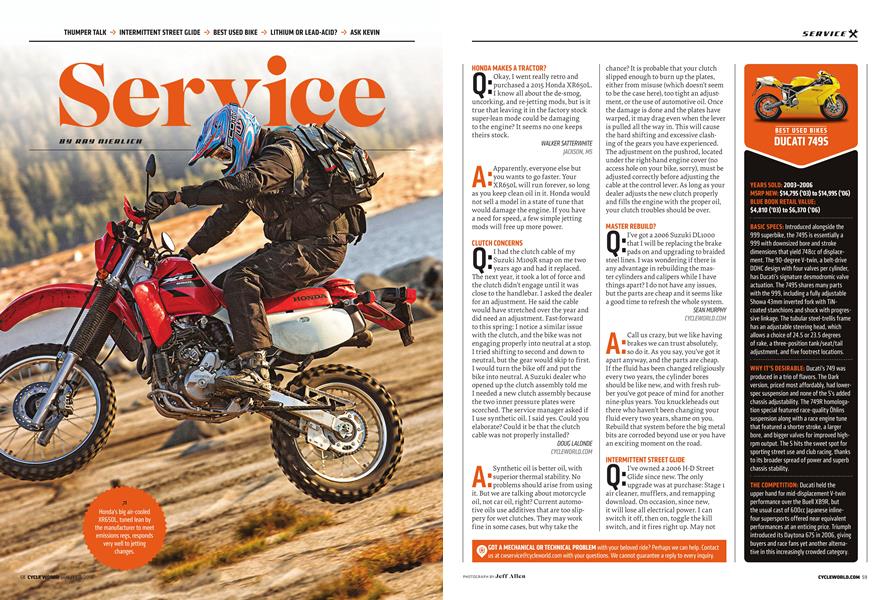 Service | Cycle World | JAN./FEB. 2016