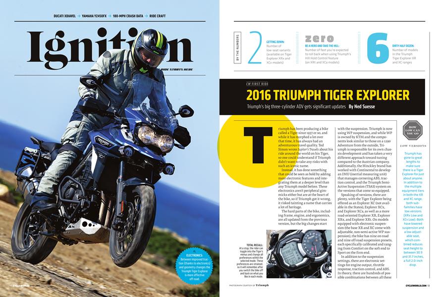 2016 Triumph Tiger Explorer