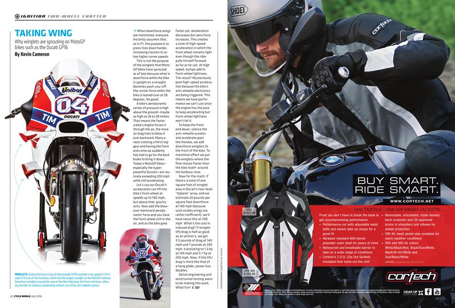 Taking Wing | Cycle World | JULY 2016