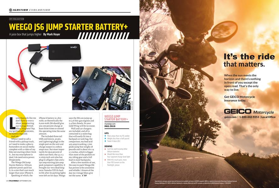 Weego Js6 Jump Starter Battery+