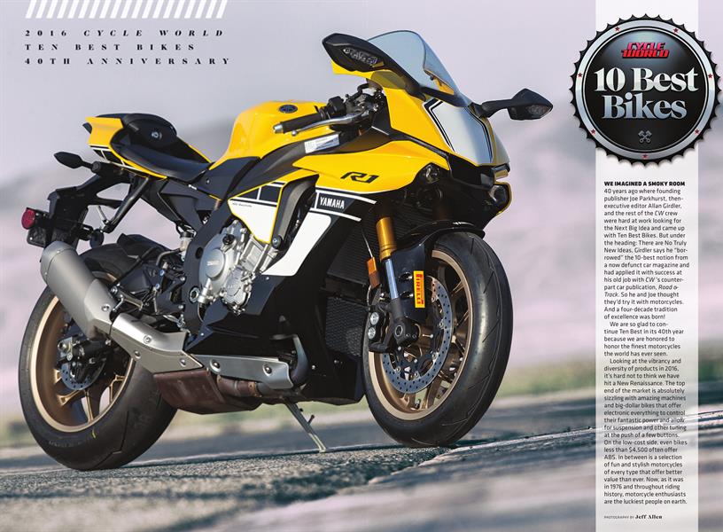 Cycle World 10 Best Bikes