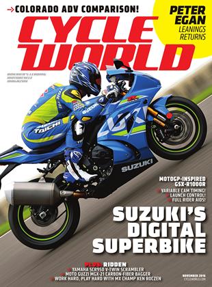 NOVEMBER 2016 | Cycle World