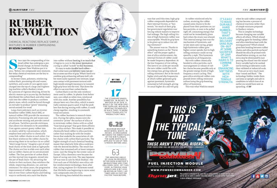 Rubber Revolution | Cycle World | DECEMBER 2016