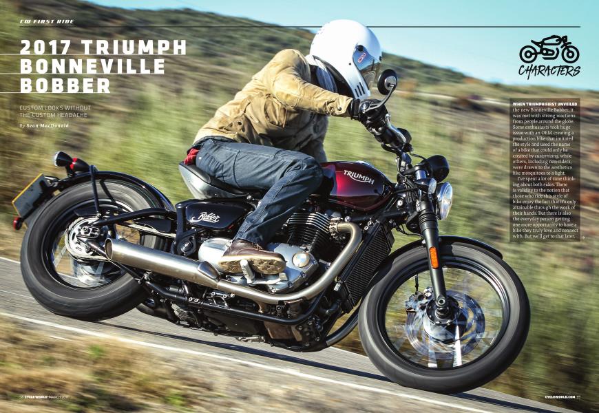 2017 Triumph Bonneville Bobber