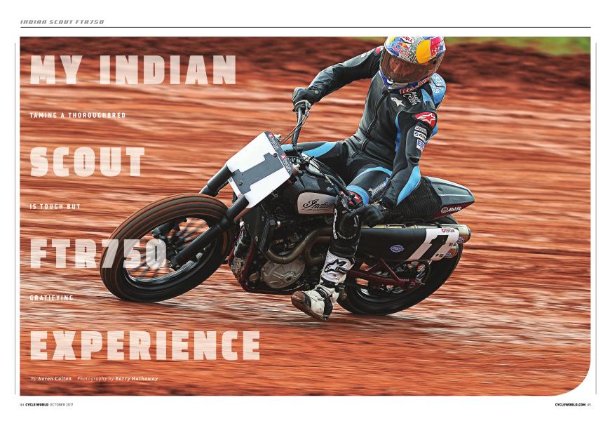 My Indian Scout Ftr 750 Experience