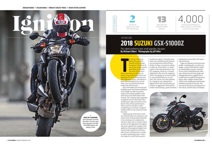 2018 Suzuki Gsx-S1000z